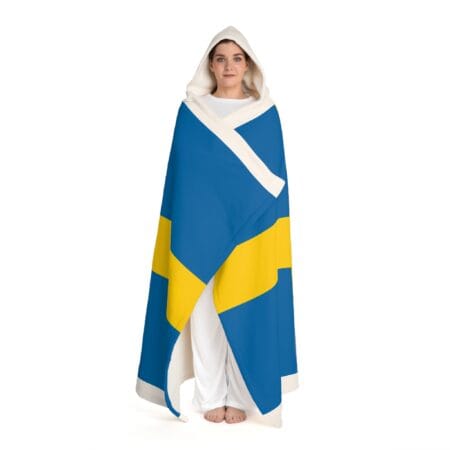 Hooded Sherpa Fleece Blanket